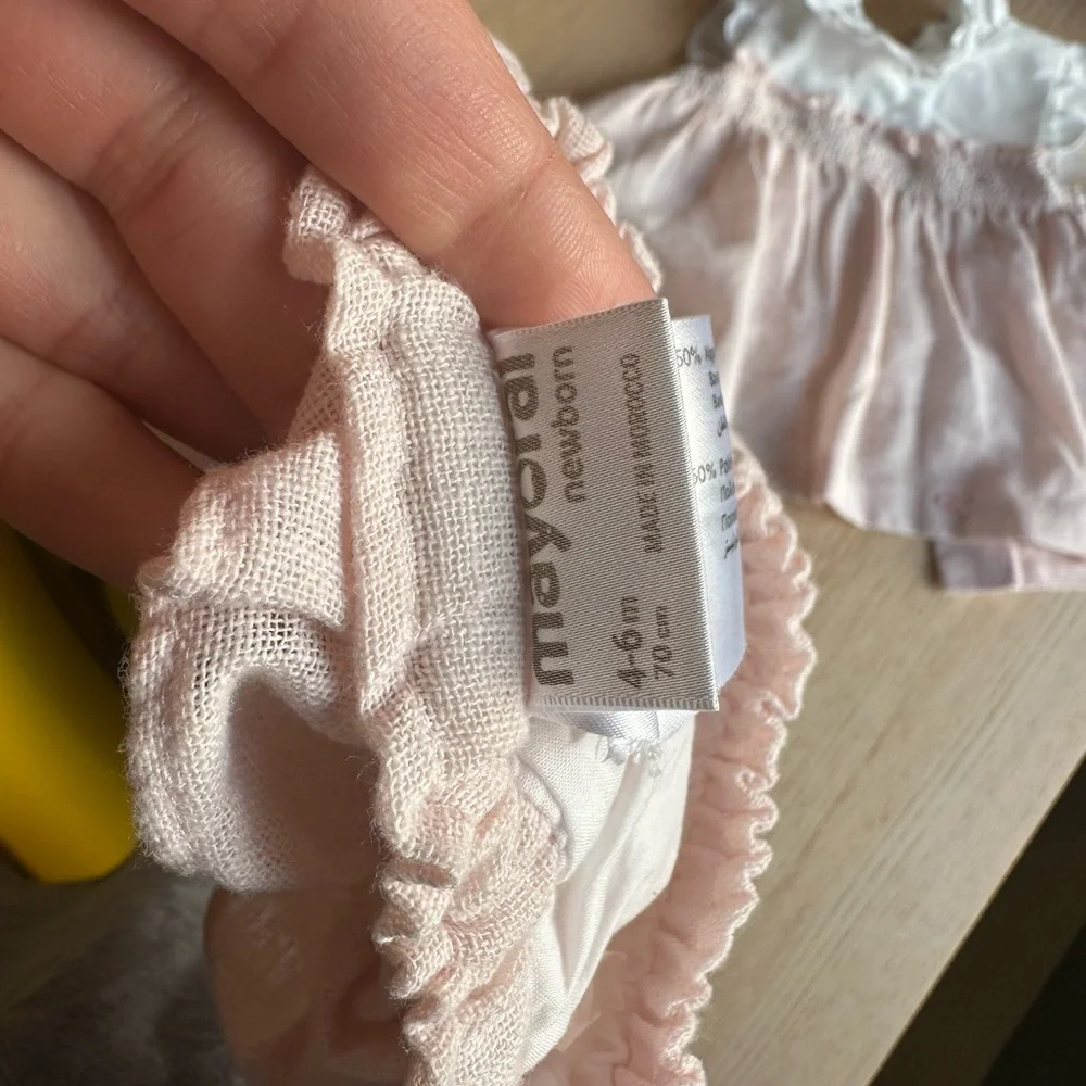 Mayoral Pink and White Kids Dress